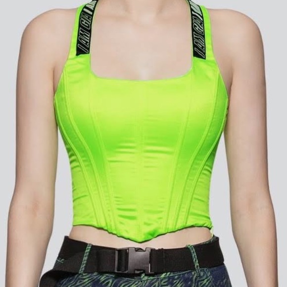 I.am.gia neon green corset - Picture 5 of 5